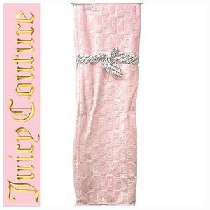 Juicy Couture Home JC Heart Embossed Plush Twin Blanket